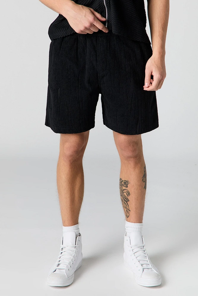 Textured Terry Short