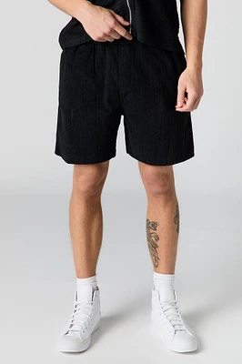 Textured Terry Short