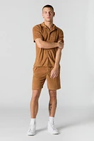 Short en tissu éponge