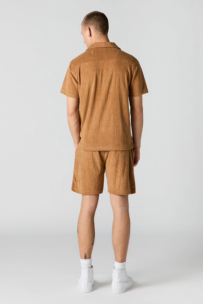 Short en tissu éponge