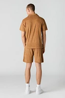 Short en tissu éponge