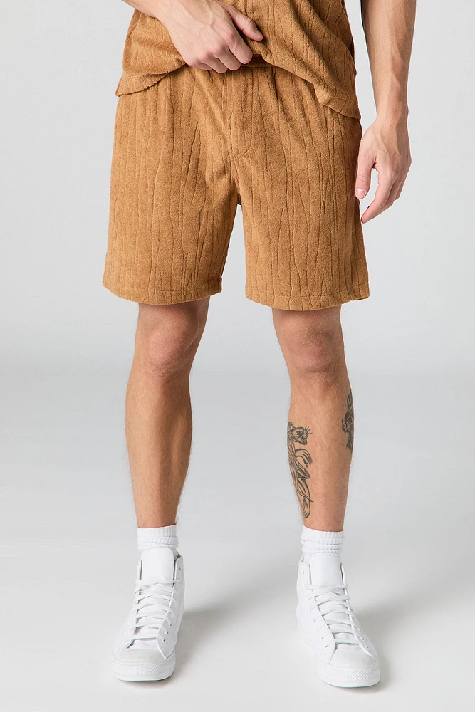 Short en tissu éponge