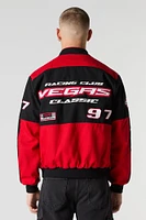 Moto Sport Embroidered Racing Jacket