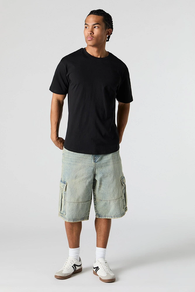 Curved Hem T-Shirt