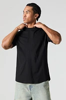 Curved Hem T-Shirt
