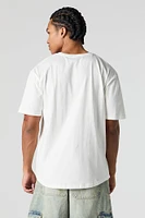 T-shirt avec ourlet arrondi