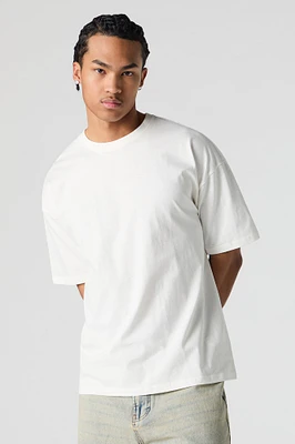 T-shirt ras du cou surdimensionné