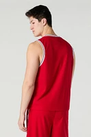 Est 84 Embroidered Mesh Basketball Jersey