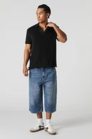 Fleece Polo Top