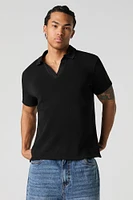 Fleece Polo Top