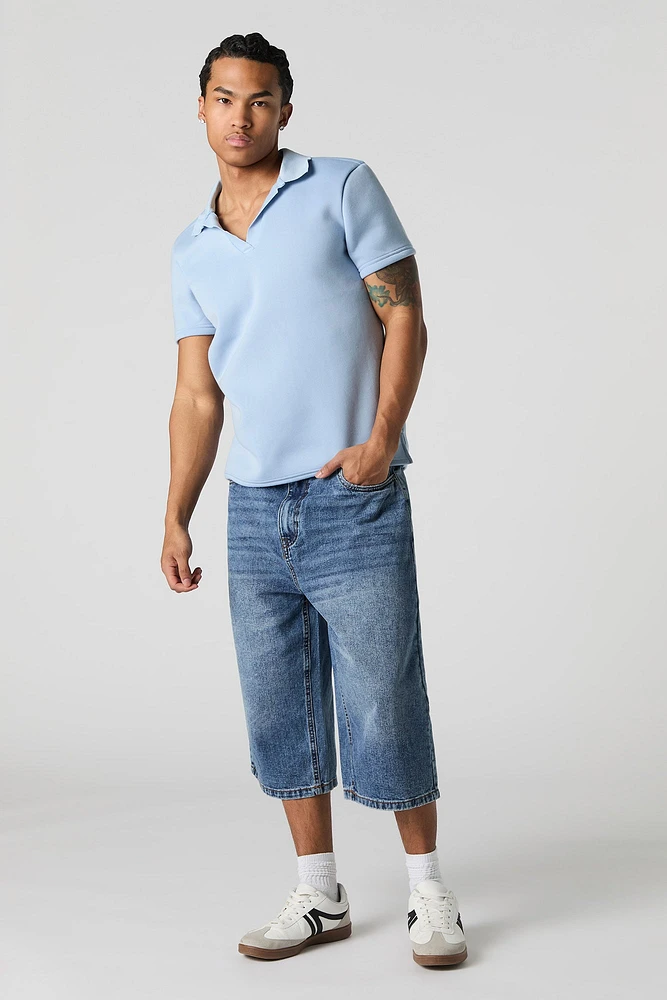 Fleece Polo Top