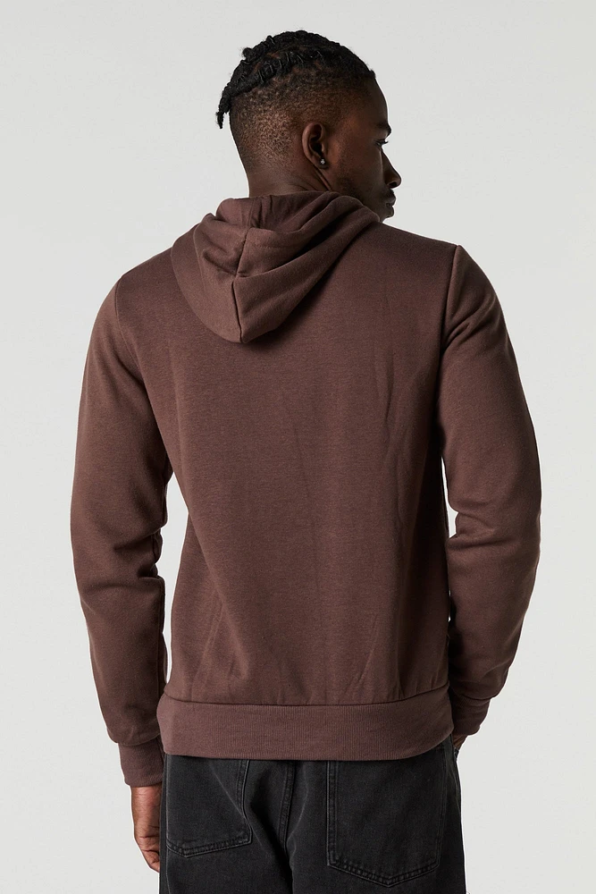 Self Assured Graphic Fleece Hoodie