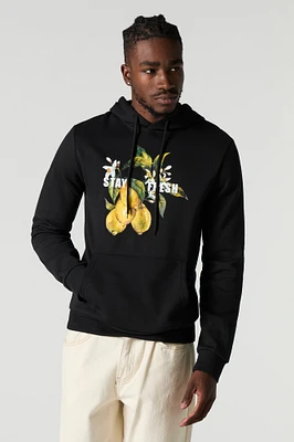 Stay Fresh Graphic Fleece Hoodie