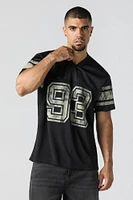 93 Graphic Mesh Football Jersey