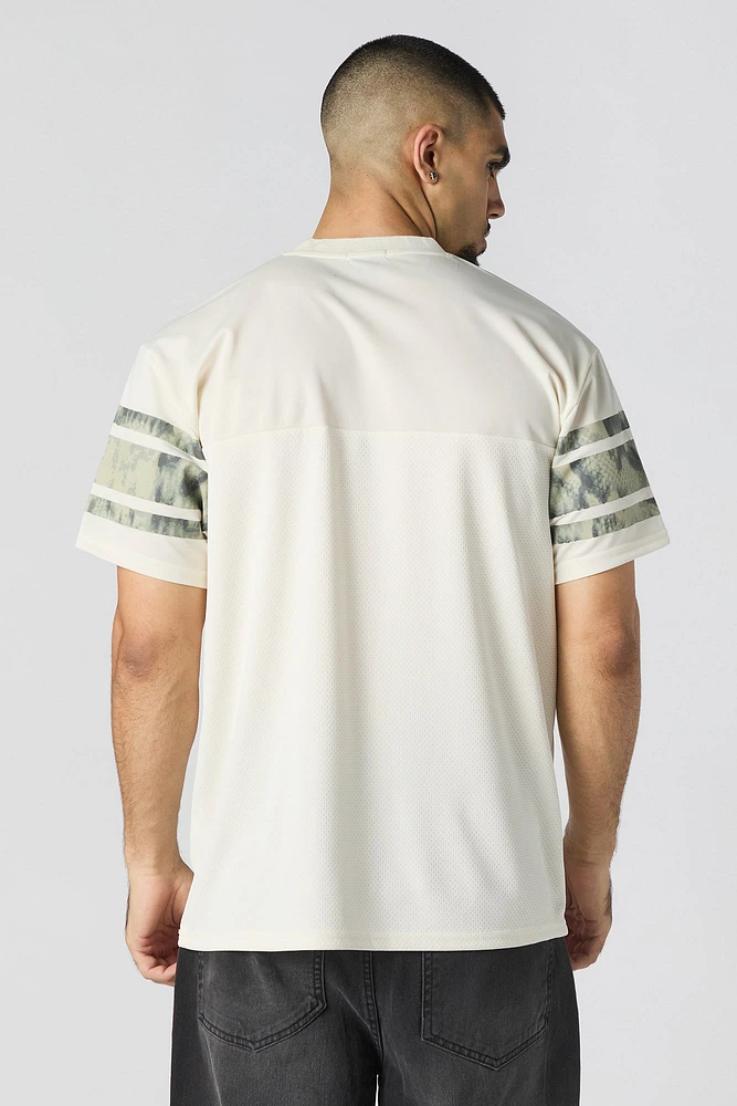 93 Graphic Mesh Football Jersey