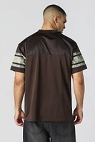 Jersey de football en filet à imprimé 93