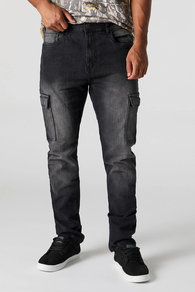 Skinny Stacked Cargo Jean