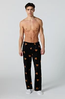 Pantalon de pyjama en peluche Ã  imprimÃ© Pizza