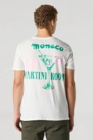 T-shirt Ã  imprimÃ© Monaco Martini Room