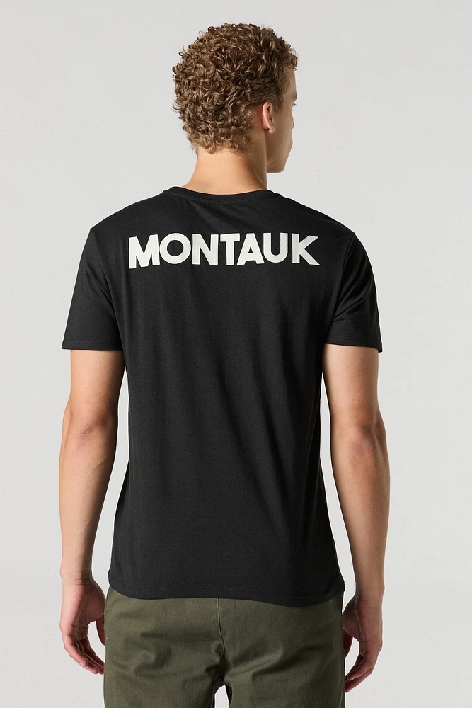 T-shirt à imprimé Montauk