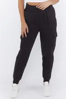 High Rise Fleece Cargo Joggers