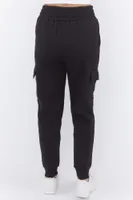 High Rise Fleece Cargo Joggers