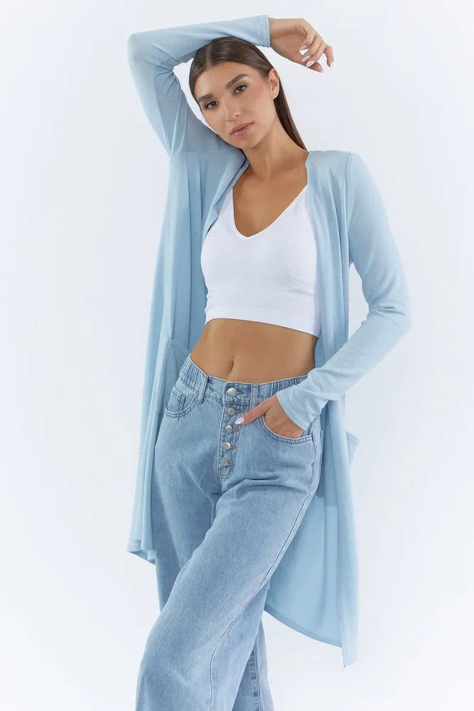 Long Sleeve Maxi Cardigan