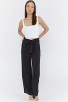 Paperbag Wide Leg Pant