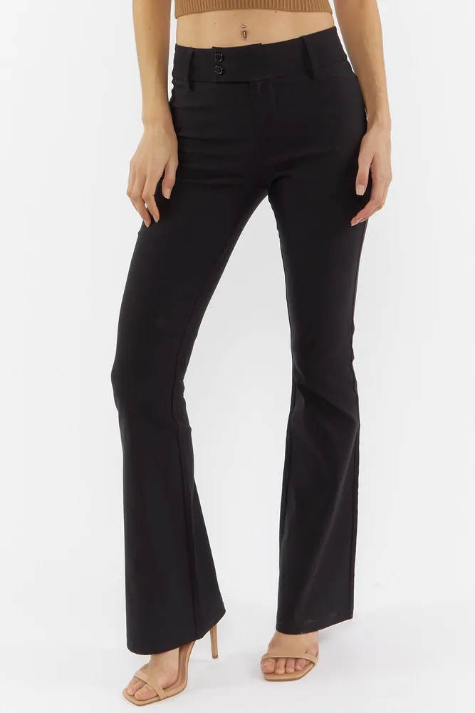 Low Rise Fit and Flare Pant