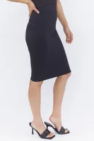 High-Rise Midi Skirt