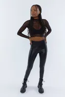 Faux-Leather Legging