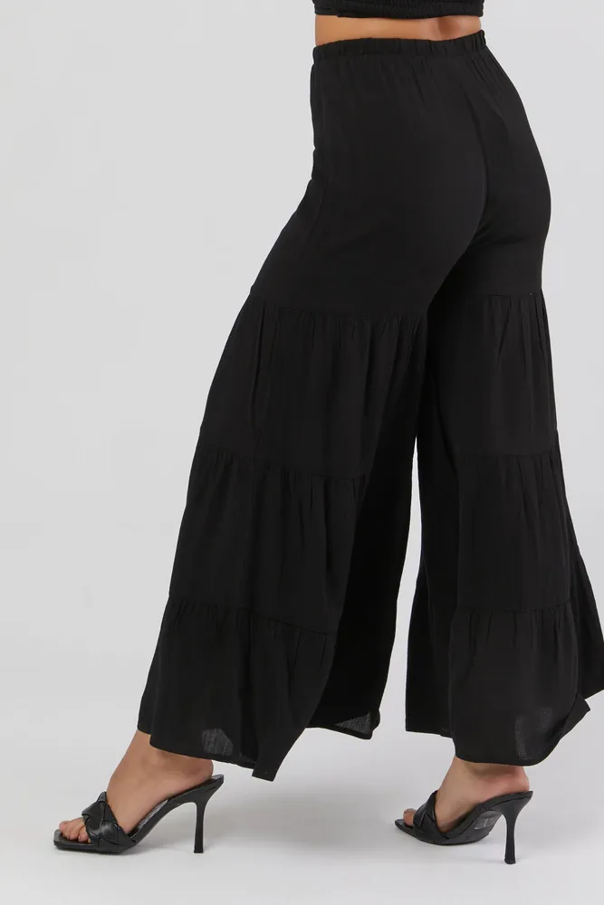 Tiered Palazzo Pant