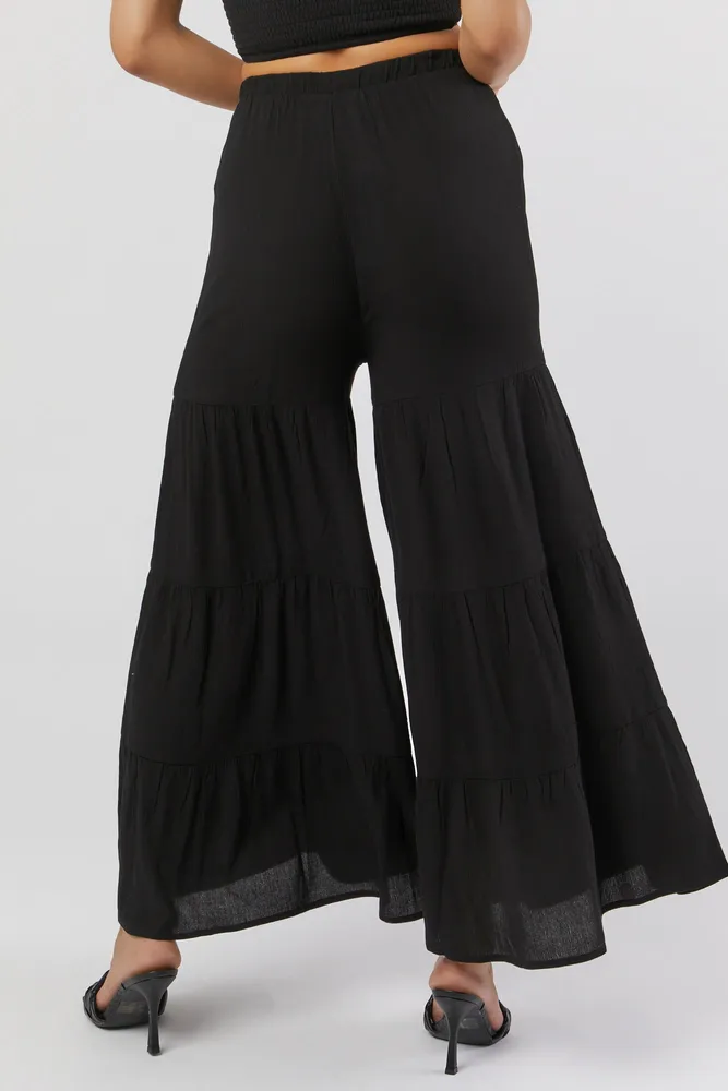 Tiered Palazzo Pant