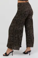 Printed Tiered Palazzo Pant