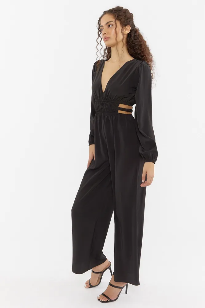 Palazzo Cut-Out Jumpsuit