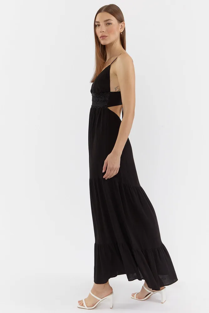 V-Neck Maxi Dress