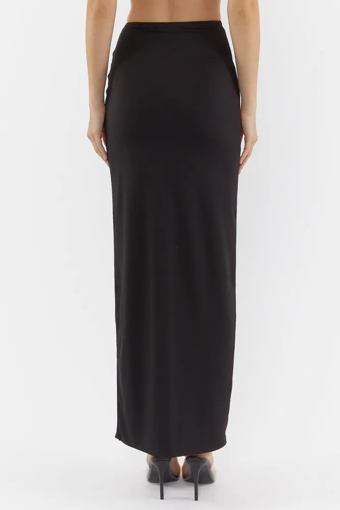 Contour Slit Maxi Skirt – Urban Planet