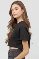 Cherry Baby Graphic Crop T-Shirt