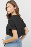 The Good Side Graphic Cropped T-Shirt