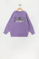 Girls Los Angeles Graphic Fleece Sweatshirt