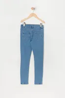 Girls Miami Distressed Medium Wash Skinny Jean