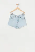 Girls Chelsea High-Rise Vintage Rip Short