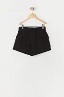 Girls Fleece Cargo Short