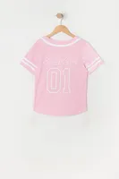 Girls Baby Girl Baseball Jersey