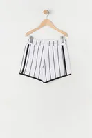 Girls Smiley Face Graphic Short