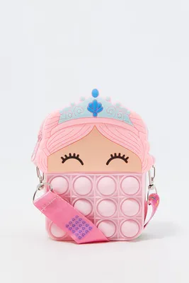 Girls Princess Critter Bubble Bag