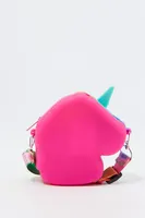 Girls Unicorn Critter Bubble Crossbody Bag