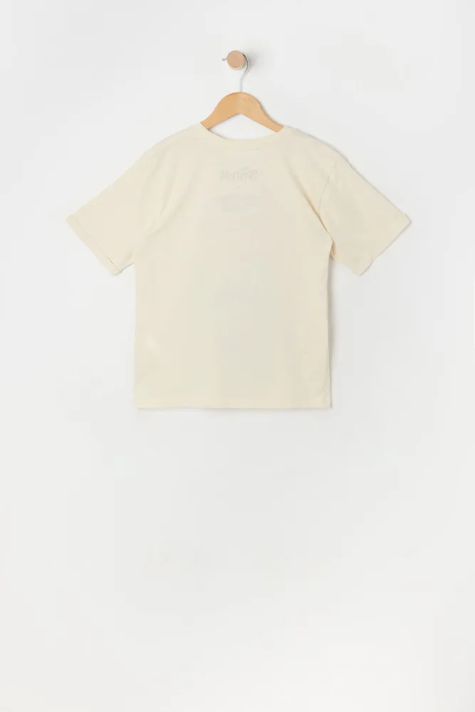 Girls Walkman Stitch Graphic Boyfriend T-Shirt