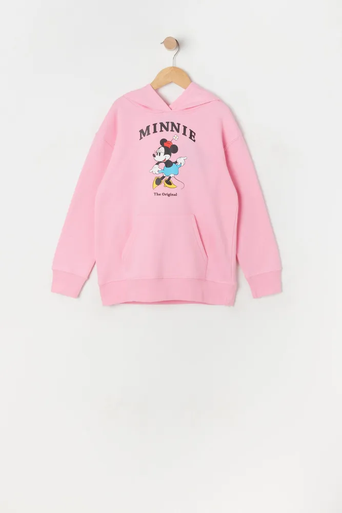 Girls The Original Minnie Graphic Fleece Hoodie