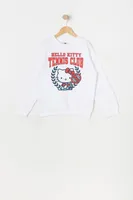 Girls Hello Kitty Tennis Club Graphic Fleece Sweatshirt